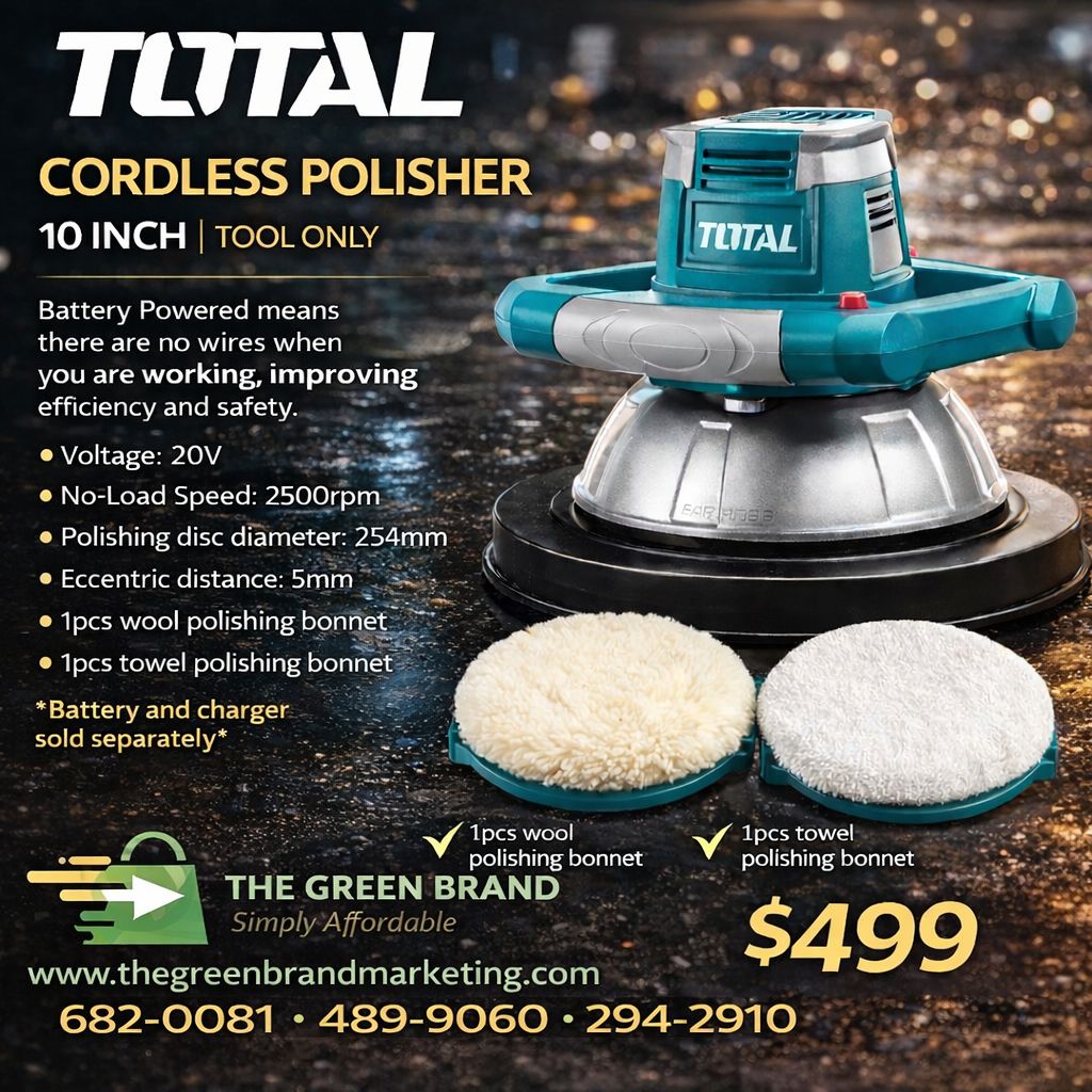 Total cordless polisher 10 inch tool alone