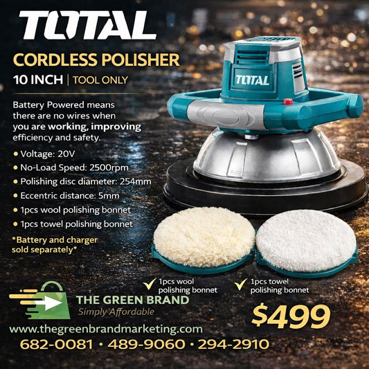 Total cordless polisher 10 inch tool alone
