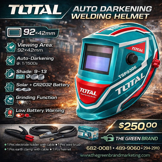 Total Auto Darkening Welding Helmet