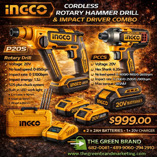 Ingco Rotary Drill and Driver Combo