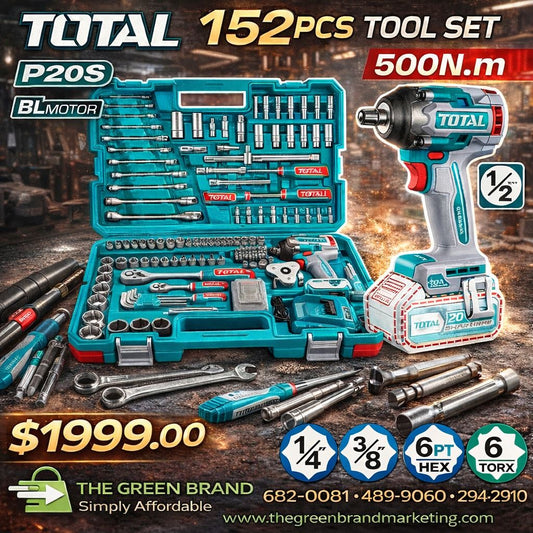 Total 152pcs tool set