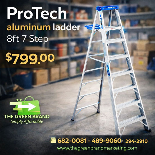 ProTech aluminum ladder 8ft 7 Step