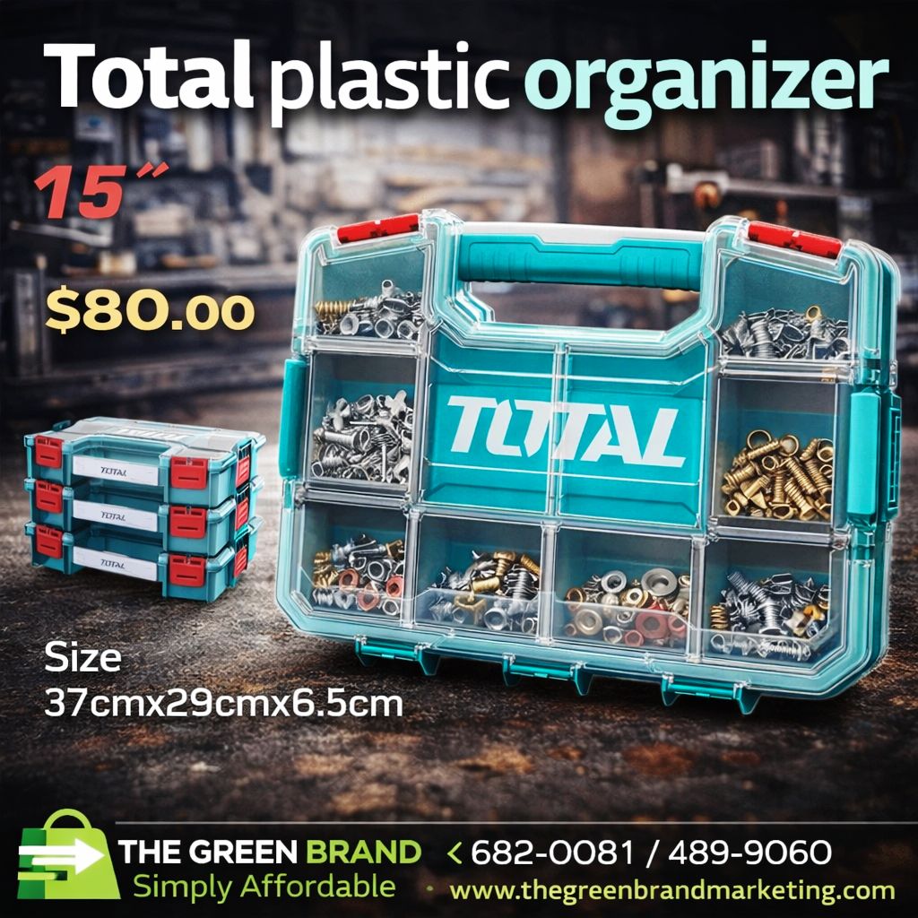 TOTAL Plastic Organizer Box (EMPTY)