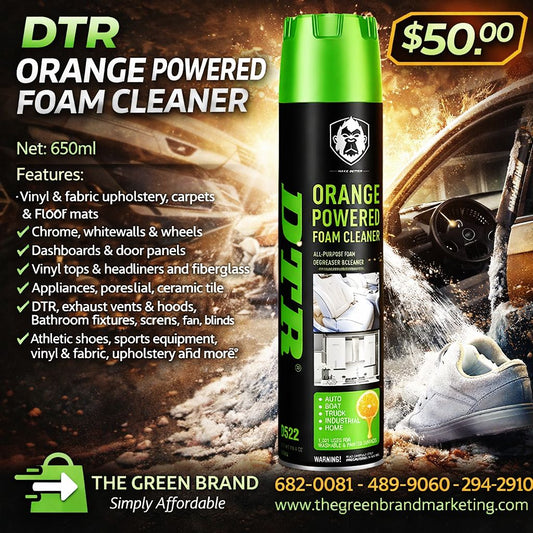 DTR Orange Powered Foam Cleaner 650ml