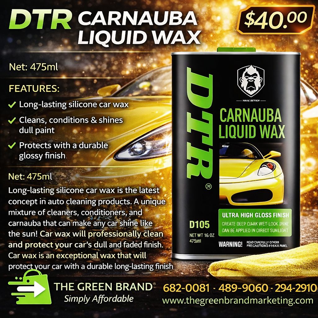 DTR Camauba Liquid Wax