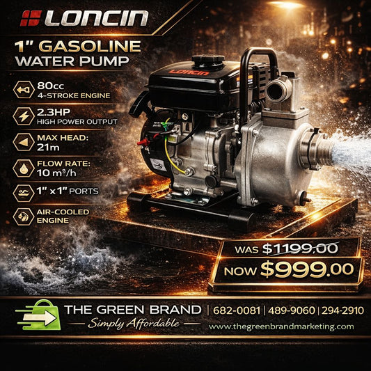 Loncin 1 inch gasoline water pump