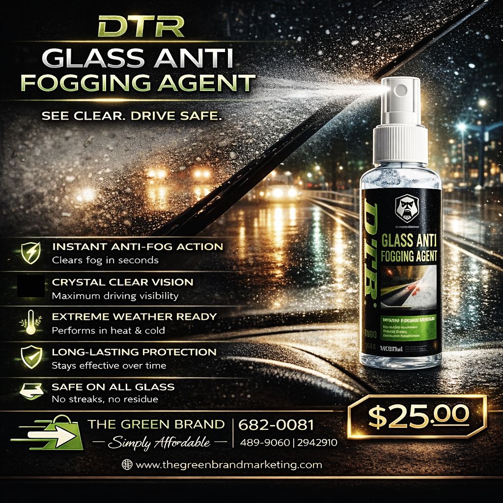 DTR Glass Anti Fogging Agent