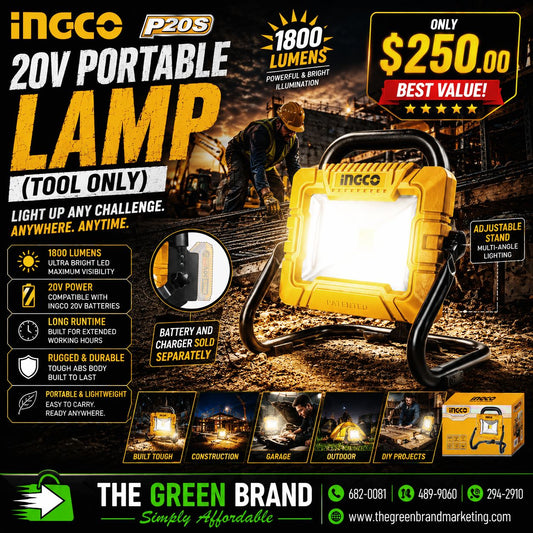 Ingco 20V cordless light (tool alone)