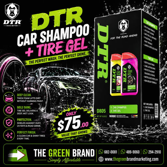 DTR Car Shampoo + Tire Gel 500ml D805
