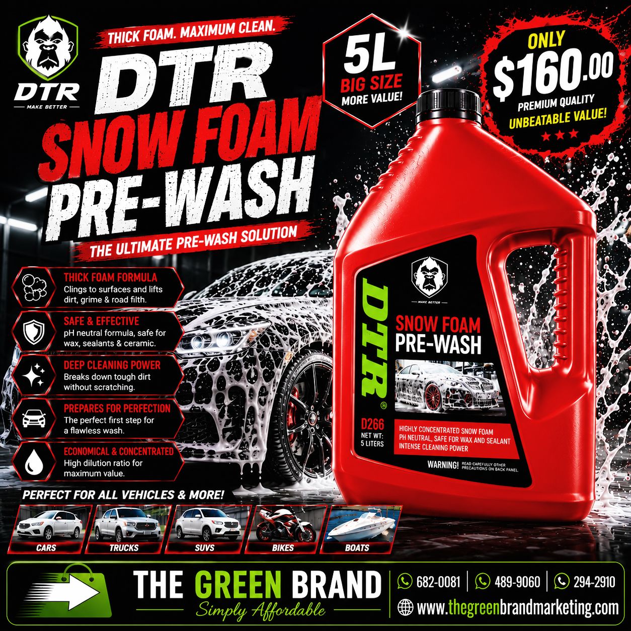 DTR Snow Foam Pre-Wash 5l D266