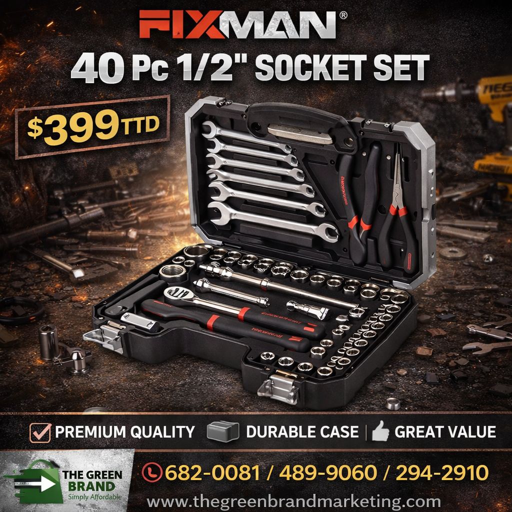 FIXMAN 40 Pc 1/2" Socket set