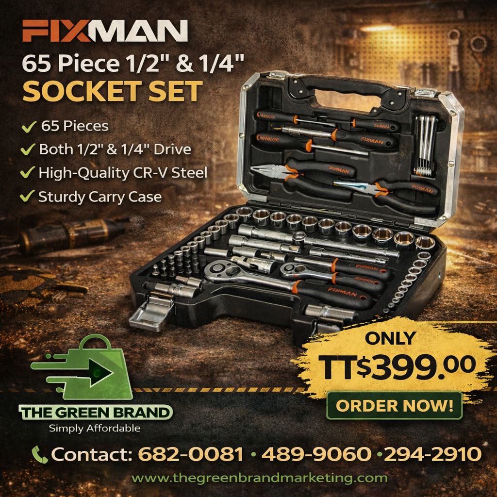 FIXMAN 65 Piece 1/2" & 1/4" Socket Set