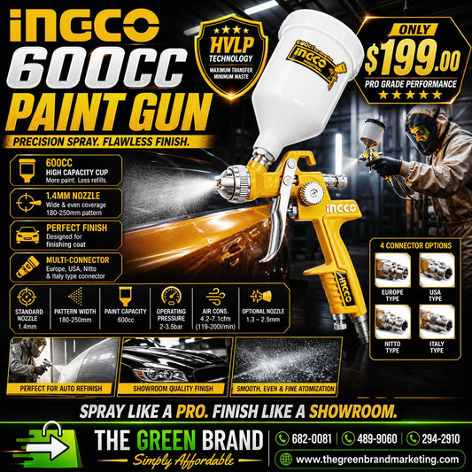Ingco 1.4mm 600cc paint gun