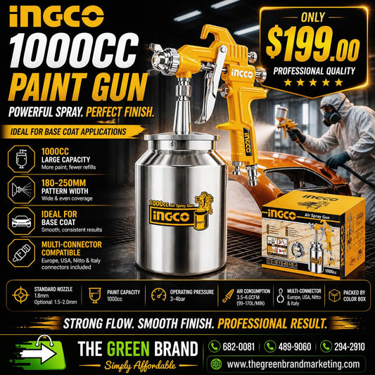 Ingco 400cc 1.5mm paint gun