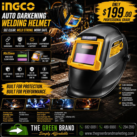 INGCO Auto-darkening welding helmet