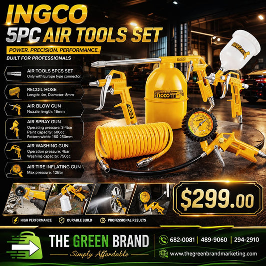 Ingco 5pc air tool set