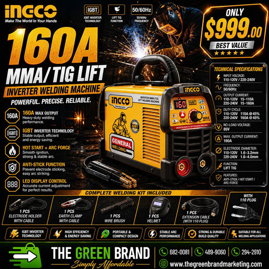 Ingco 160a welding inverter (latest model)