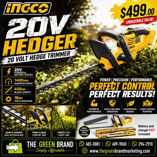 Ingco Cordless Hedge Trimmer