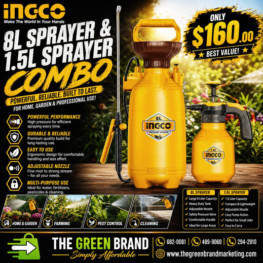 Ingco 8L sprayer Combo