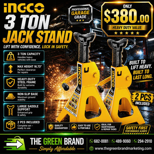Ingco pair of 3T jack stand