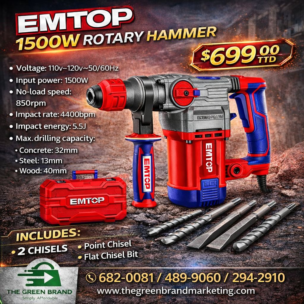 Emtop Rotary hammer 1500w