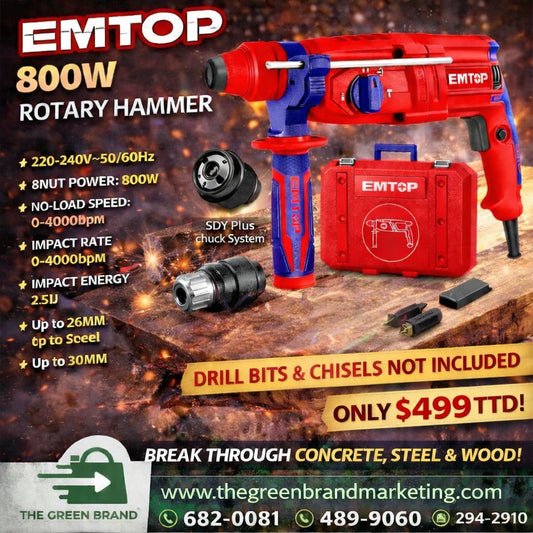 Emtop Rotary hammer 800W