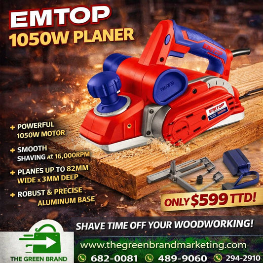 Emtop 1050w planer