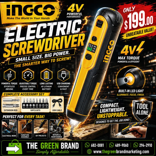 Ingco CSDLI0413 Li-Ion Cordless Screwdriver