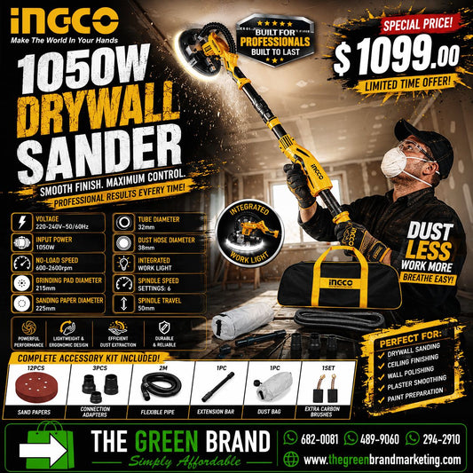 Ingco 1050W drywall sander