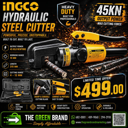 Ingco 4-12 mm Cutting Range Hydraulic Steel Cutter (HHSC0112)