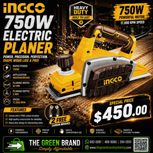 Ingco 750w Electric Planer