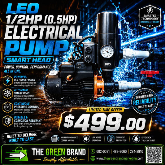 Leo .5hp electrical pump and smart head