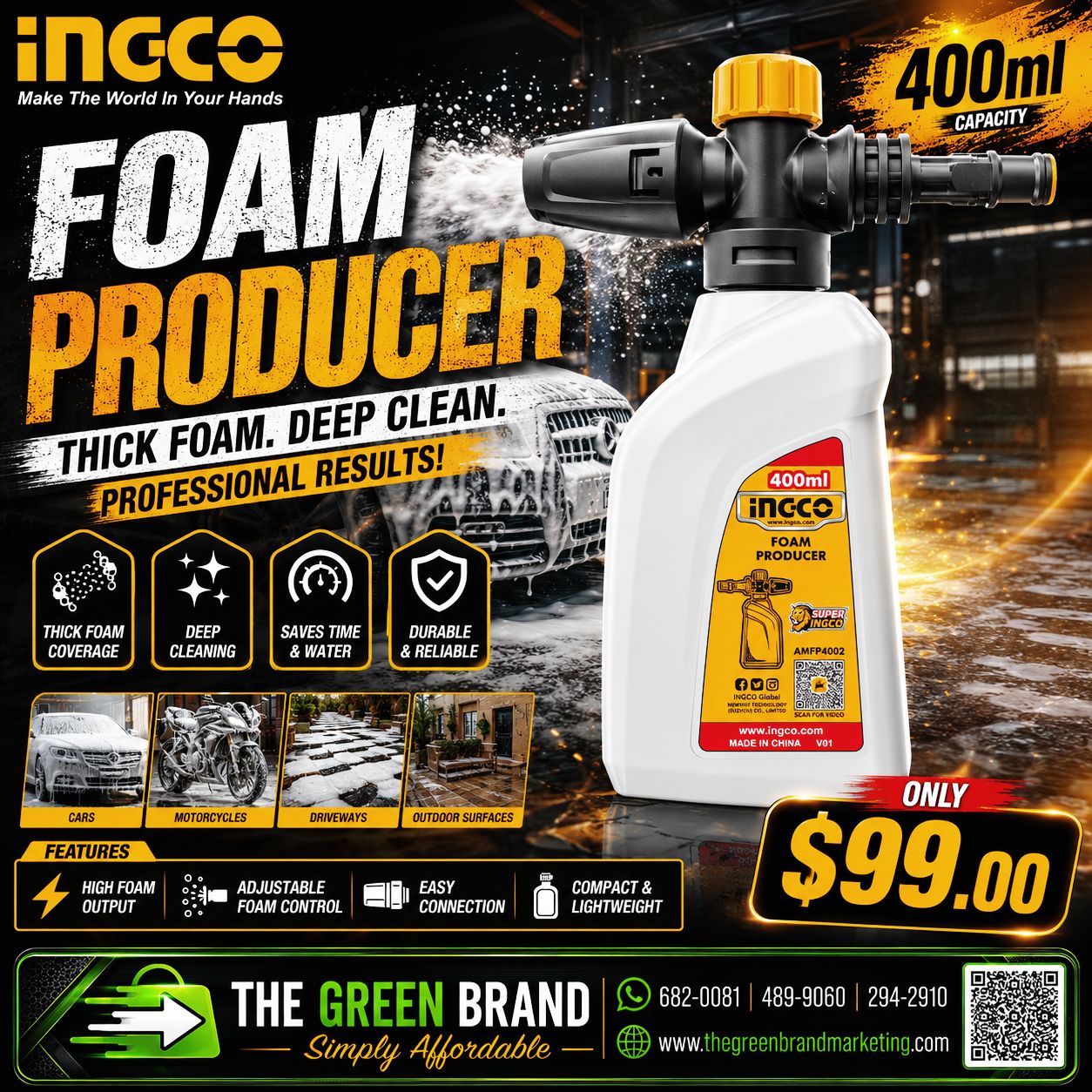 Ingco Foam Producer