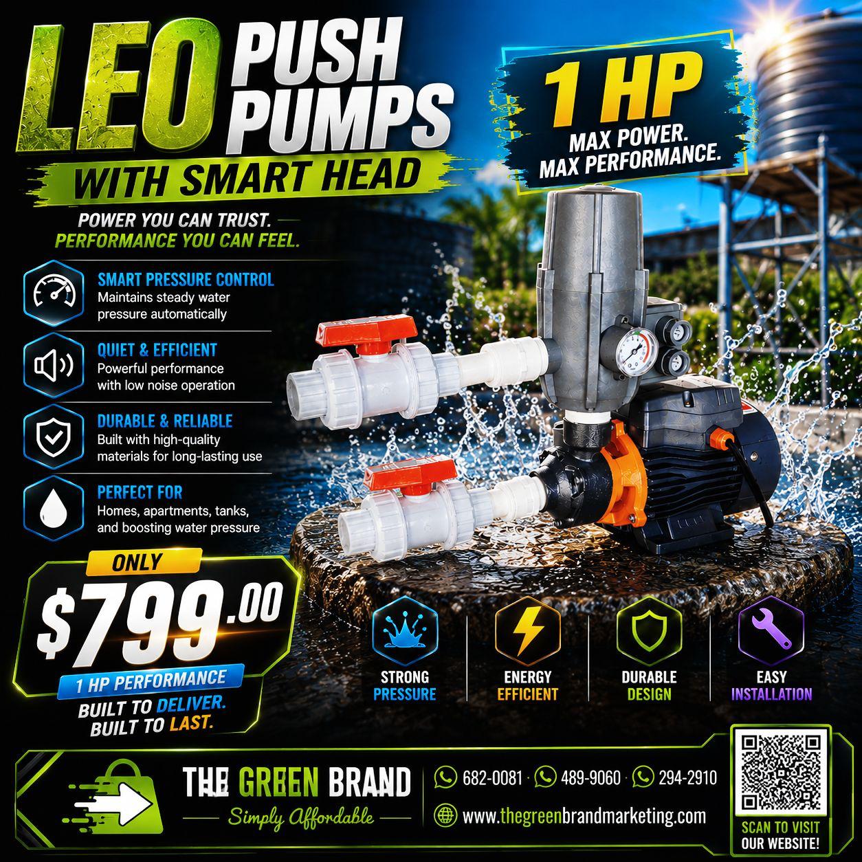 Leo 1HP apm pump with smarthead and fittings