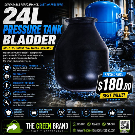 Replacement bladder for pressure tank 24L