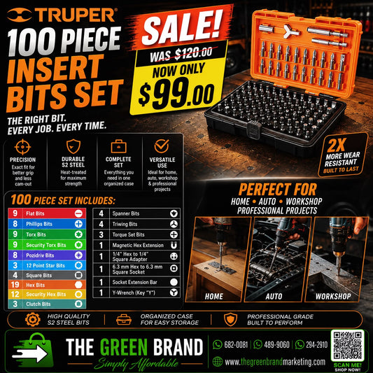 Truper 100 pc screwbit set