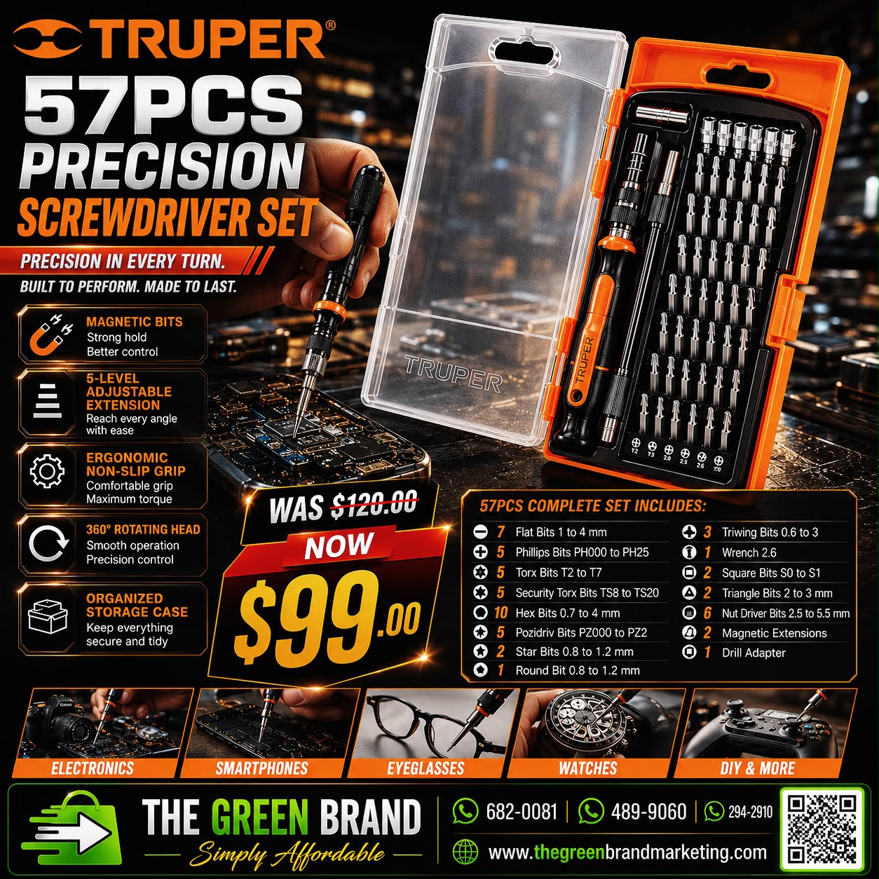 Truper 57 piece precision set