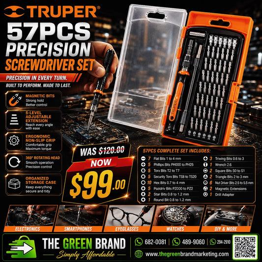Truper 57 piece precision set