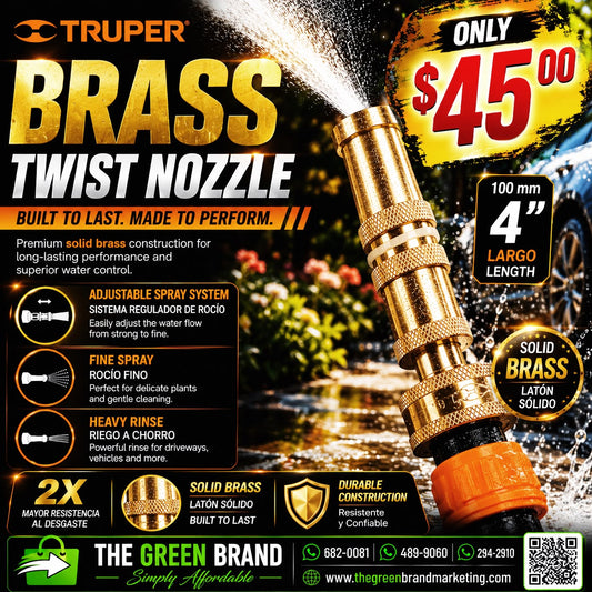 Truper twist hose nozzle