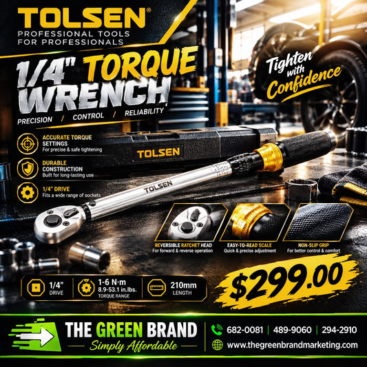 Tolsen torque wrench 1/4 inch 19660
