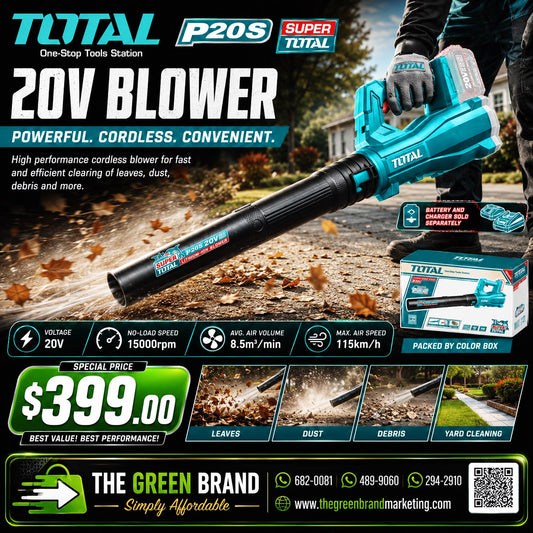 Total cordless 20v blower