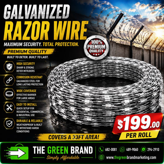 Galvanize Razor Wire