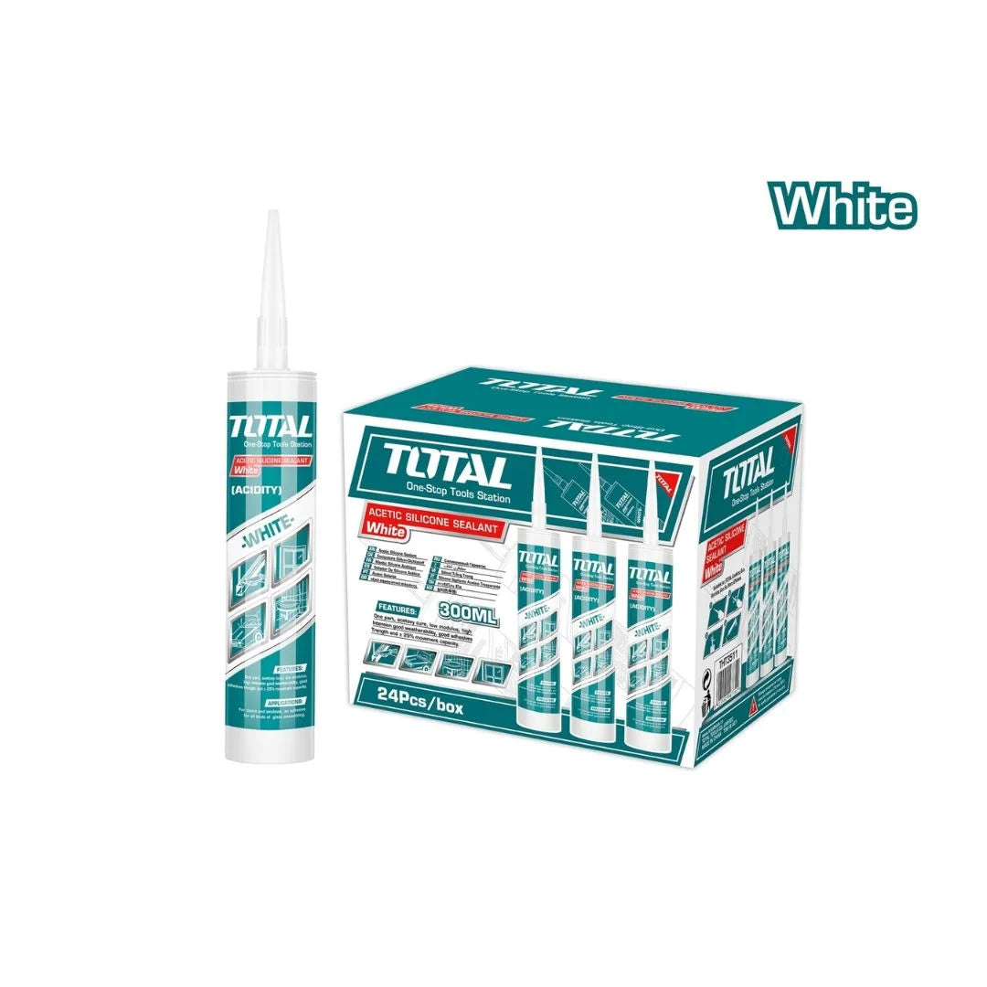 Total white silicone 300ml