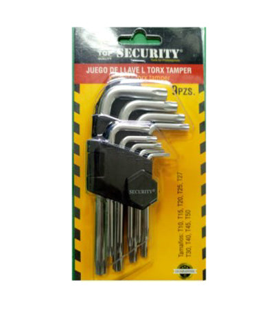 Security 9 Piece  torx set