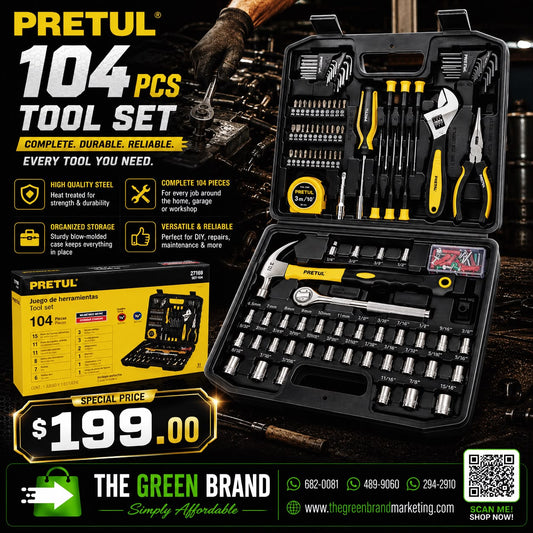 Pretul tool kit set 104 pcs