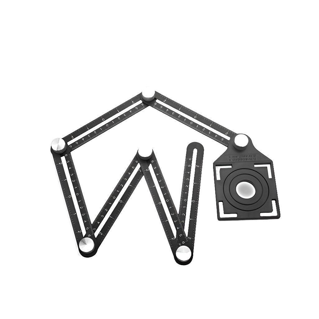 Tolsen ALUMINUM ALLOY MULTI ANGLE MEASURING SIX-FOLD RULER