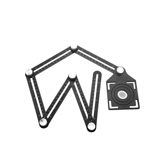 Tolsen ALUMINUM ALLOY MULTI ANGLE MEASURING SIX-FOLD RULER