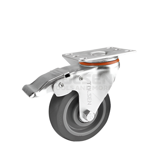 HEAVY DUTY SWIVEL CASTER WITH BRAKE