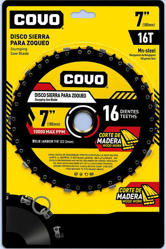 covo 16t stumping saw blade