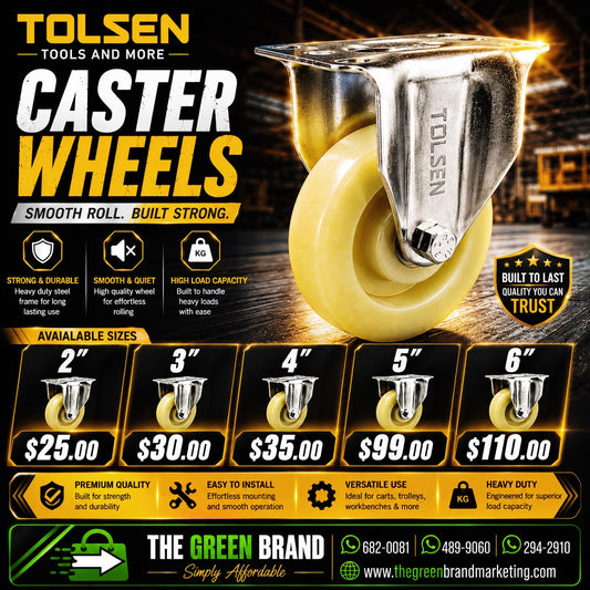 Tolsen fixed caster 2 inch pp
